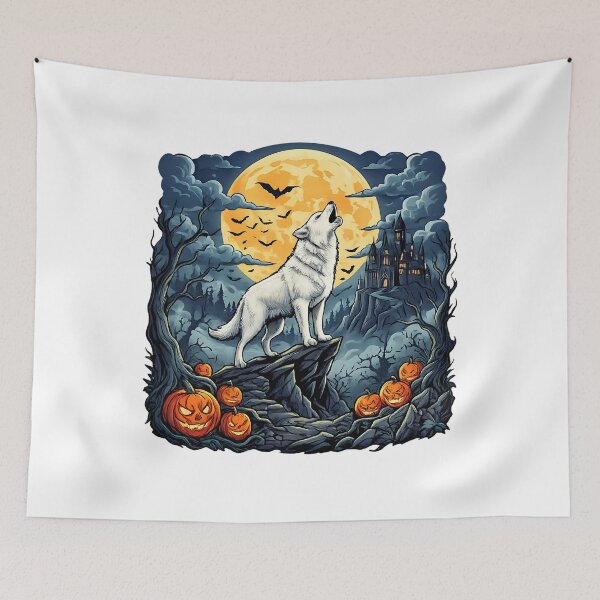 Item preview, panda humor halloween  West Highland White Terrier Moon designed and sold by ArtDesignTp.