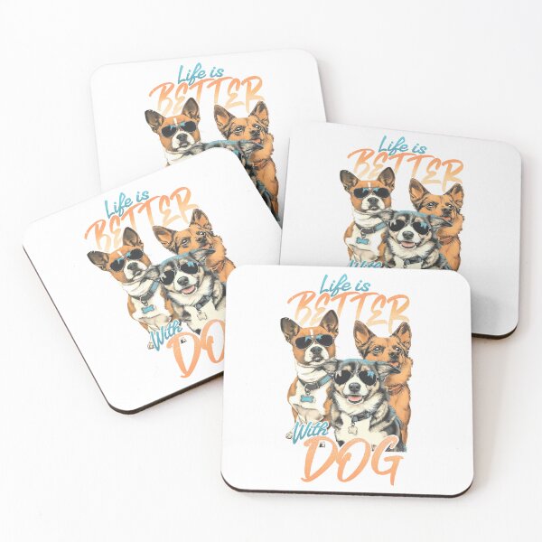 Item preview, Life is better with dog designed and sold by Tiny-Love ⭐⭐⭐⭐⭐.