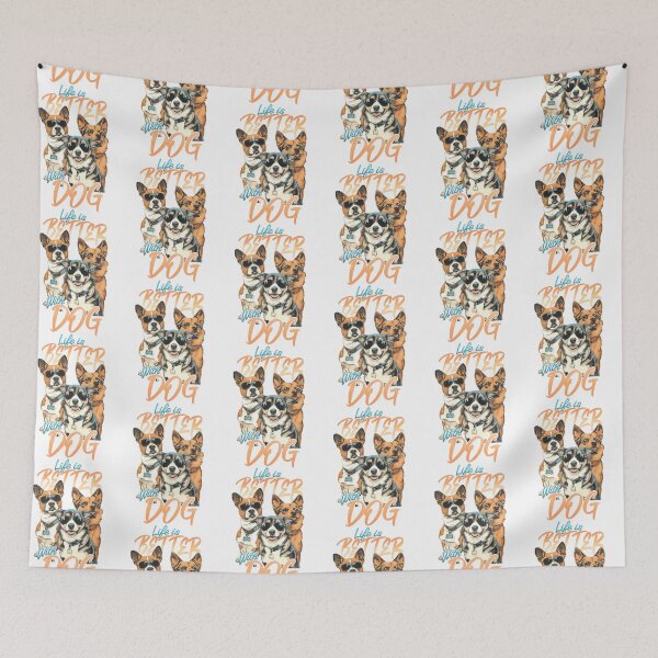 Item preview, Life is better with dog designed and sold by Tiny-Love ⭐⭐⭐⭐⭐.
