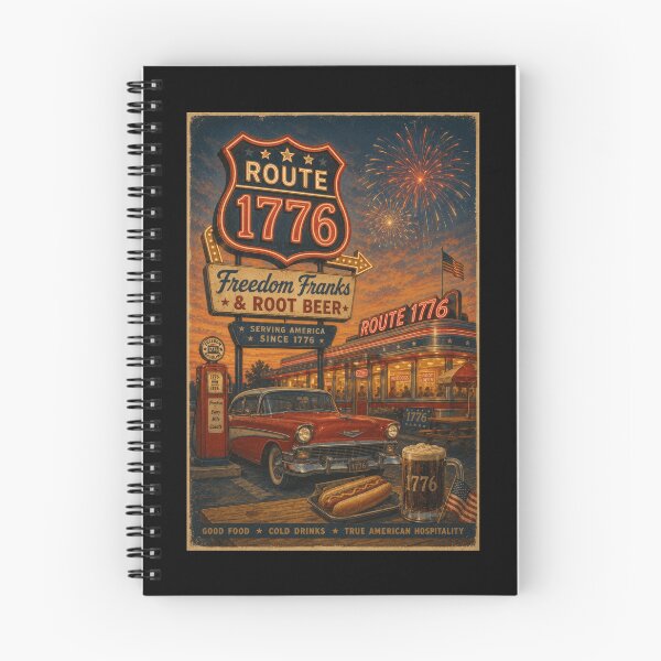 Item preview, Vintage Americana Roadside Diner designed and sold by TheTrendsDesk.