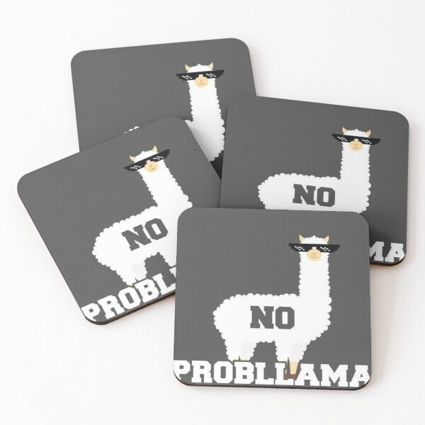 Item preview, No problem – Cool llama with sunglasses | Funny meme design designed and sold by Mavriboy.