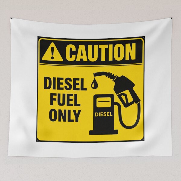 Item preview, Caution Diesel Fuel Only designed and sold by Beluga Cat.