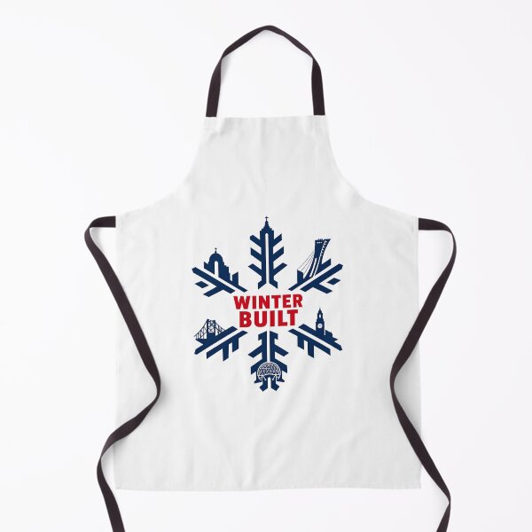 Item preview, Winter Built Montreal Landmark Snowflake Graphic designed and sold by Fenay Designs.