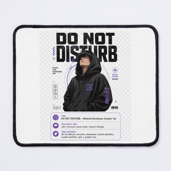 Item preview, Do Not Disturb-Streetwear Attitude Graphic Tee designed and sold by designsvetlana1.