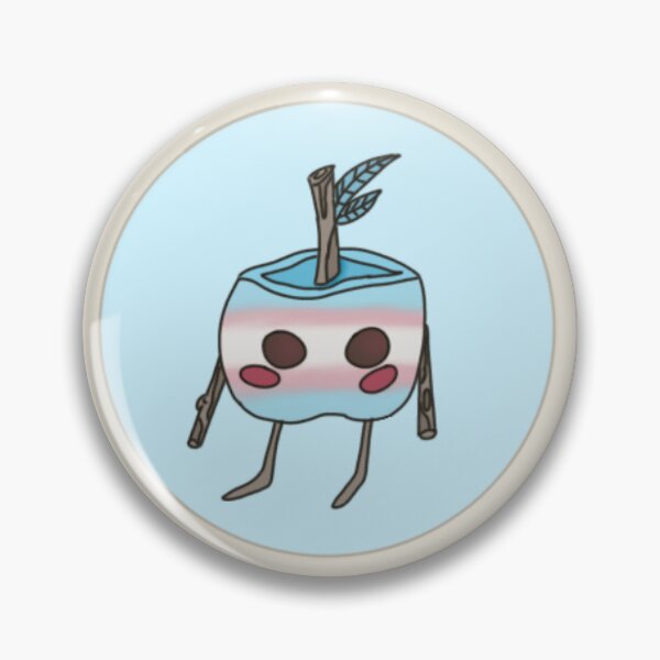 Item preview, Blue and Ivory Trans Junimo (Pastel) designed and sold by ColdBrewStew.