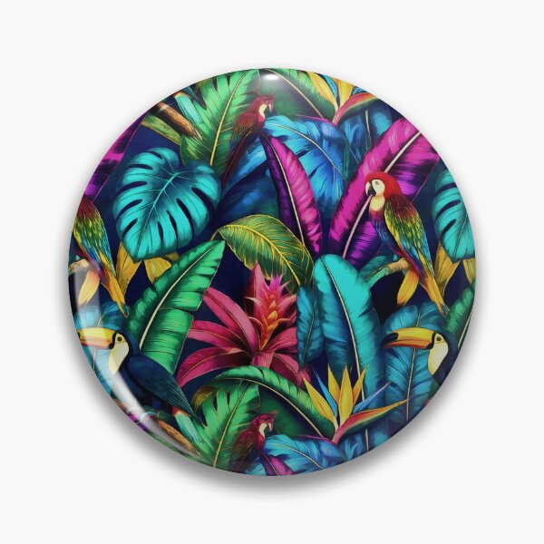 Item preview, Exotic Birds Jungle Dreams Seamless Surface Pattern designed and sold by taiche.
