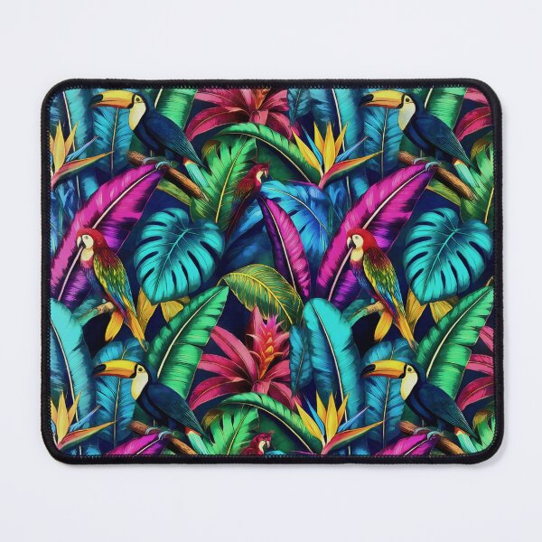 Item preview, Exotic Birds Jungle Dreams Seamless Surface Pattern designed and sold by taiche.