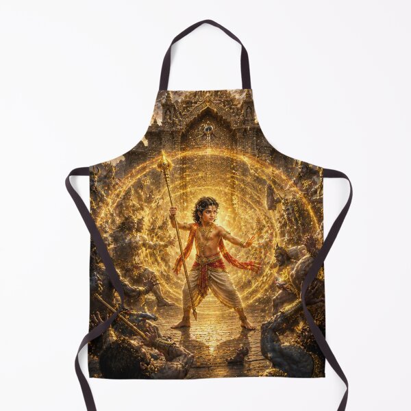 Item preview, Ganesha Birth Story Series – Lord Shiva and Young Ganesha Cosmic Confrontation designed and sold by Homyar.