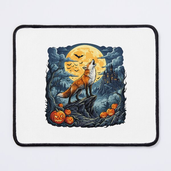 Item preview, funny West Highland White Terrier Moon cat humor halloween designed and sold by ArtDesignTp.