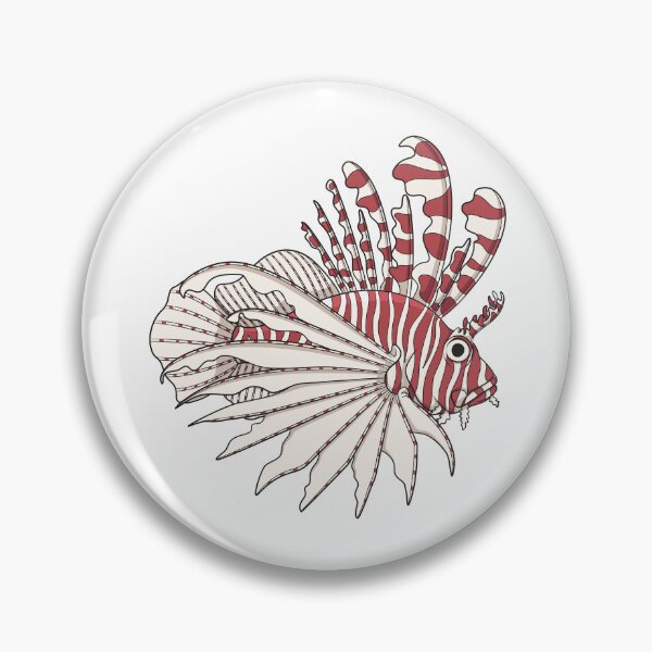 Item preview, Illustration with lionfish designed and sold by RizikCat.