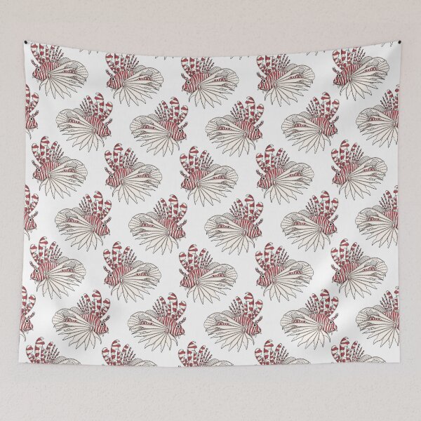 Item preview, Illustration with lionfish designed and sold by RizikCat.