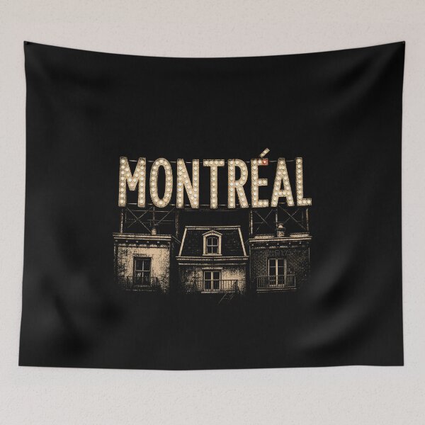 Item preview, Montreal Marquee Light Sign Historic Triplex Architecture designed and sold by Fenay Designs.