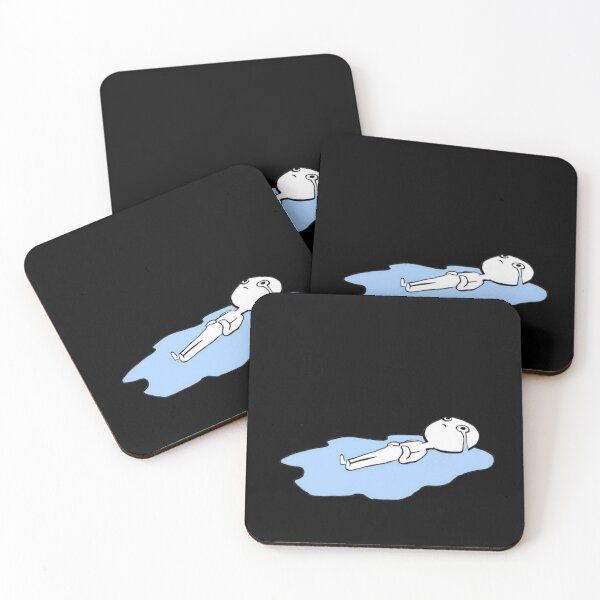 Item preview, Depression Crying sticker designed and sold by yellowslippers1.