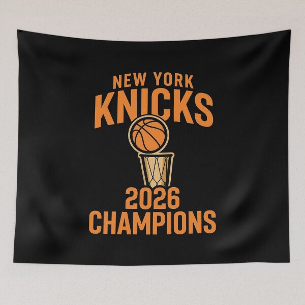 Artikelvorschau, Meisterschaft der New York Knicks 2026 NY Knicks Champions entworfen und verkauft von Fives55.