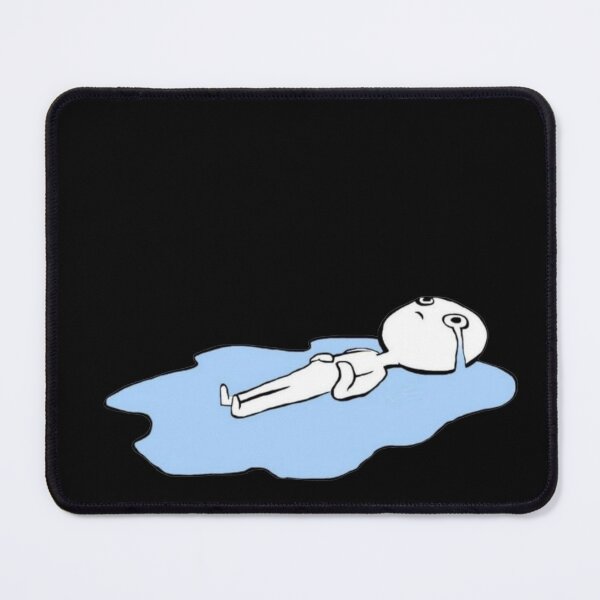 Item preview, Depression Crying sticker designed and sold by yellowslippers1.
