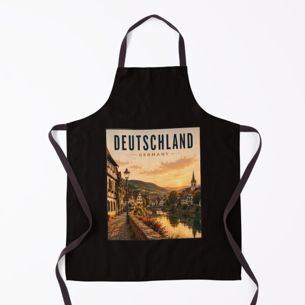 Item preview, Germany Riverside Village Travel Poster designed and sold by Tienda-Vane.