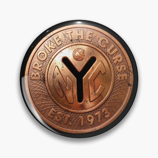 Item preview, Broke The Curse NYC Basketball Bronze Token Design designed and sold by EthosWear.