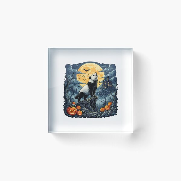 Item preview, West Highland White Terrier Moon wolf humor halloween designed and sold by ArtDesignTp.