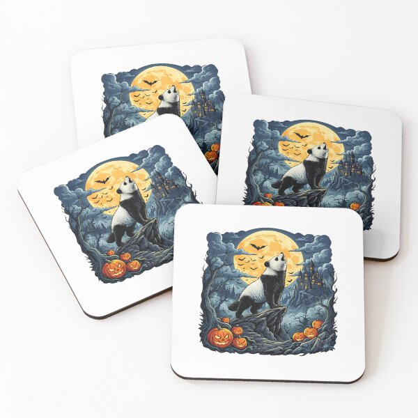 Item preview, West Highland White Terrier Moon wolf humor halloween designed and sold by ArtDesignTp.