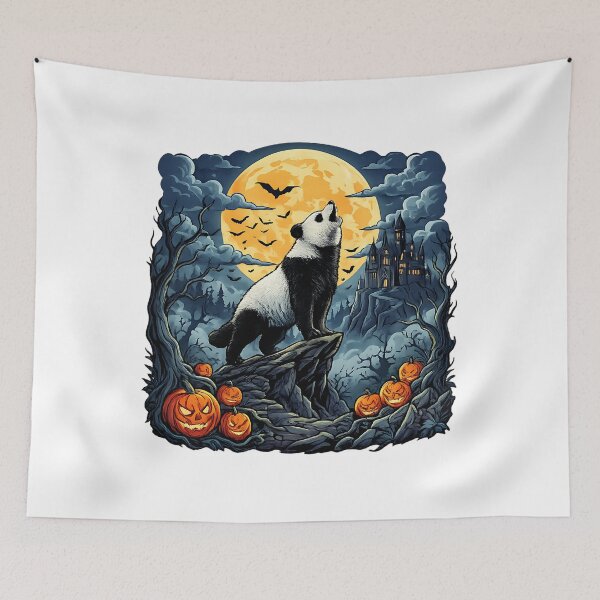 Item preview, West Highland White Terrier Moon wolf humor halloween designed and sold by ArtDesignTp.