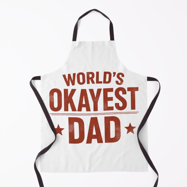 Item preview, World's Okayest Dad Funny Father's Day Typography Design designed and sold by ArcticFoxStudio.