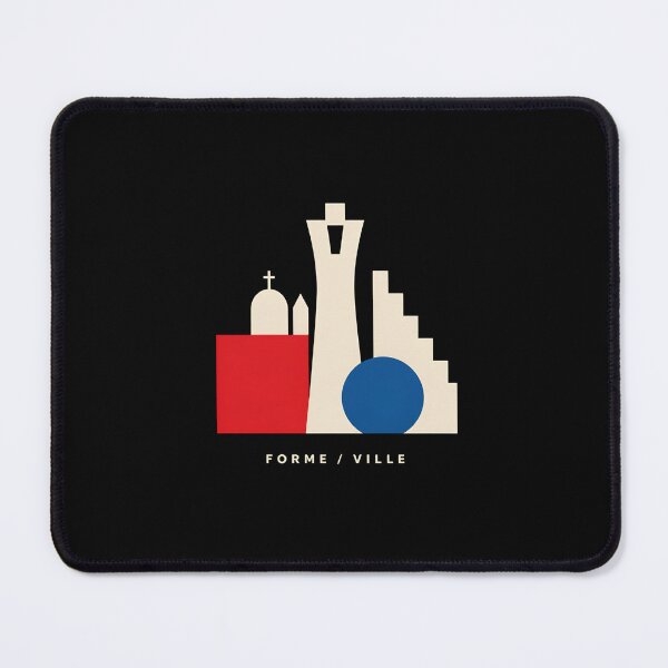 Item preview, Forme Ville Montreal Abstract Geometric Architecture Poster designed and sold by Fenay Designs.