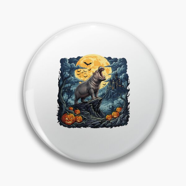 Item preview, West Highland White Terrier Moon spooky hippo halloween designed and sold by ArtDesignTp.