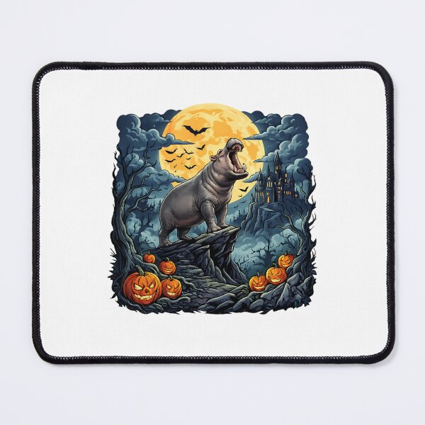 Item preview, West Highland White Terrier Moon spooky hippo halloween designed and sold by ArtDesignTp.