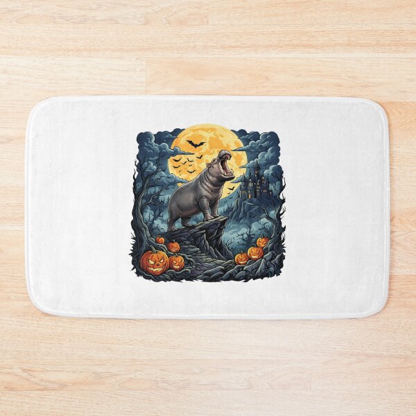 Item preview, West Highland White Terrier Moon spooky hippo halloween designed and sold by ArtDesignTp.