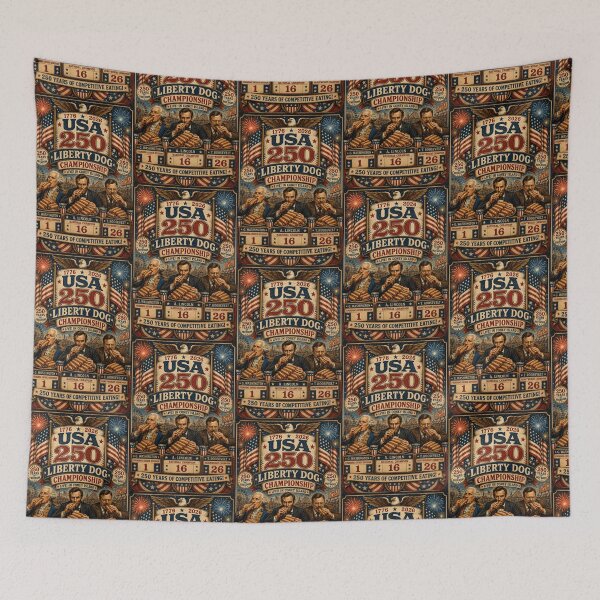 Item preview, America 250 Hot Dog Eating Contest designed and sold by TheTrendsDesk.