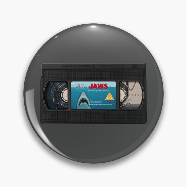 Item preview, Classic VHS Tape Jaws designed and sold by SideQuest - Scribbled Chaos!.