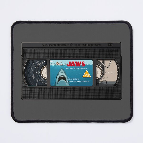 Item preview, Classic VHS Tape Jaws designed and sold by SideQuest - Scribbled Chaos!.