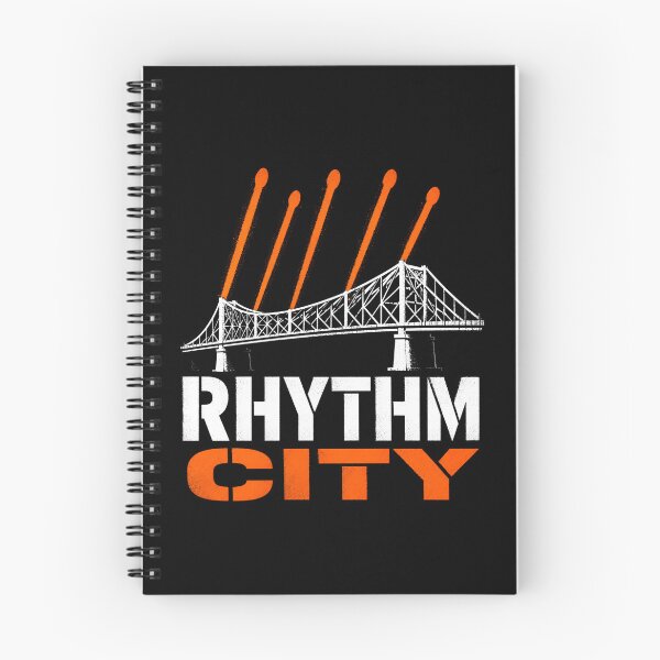 Item preview, Rhythm City Montreal Jacques Cartier Bridge Music Art designed and sold by Fenay Designs.