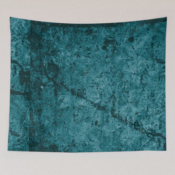 Item preview, Atmospheric Deep Sea Mineral Texture - Edgy Cracked Concrete Design designed and sold by L&L.