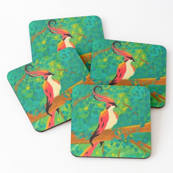 Item preview, Red Bird in the Trees designed and sold by AvalonUnmuzzled.