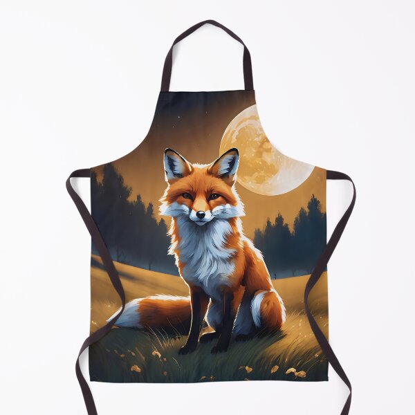 Item preview, A Charming Fox Under the Full Moon. designed and sold by MissYouONLY.