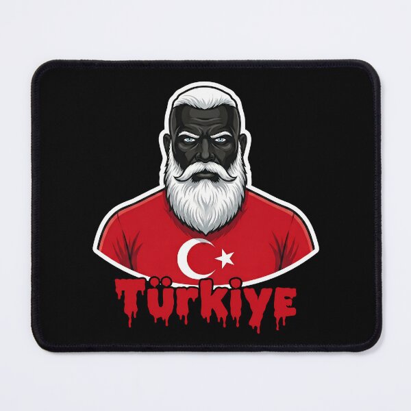 Item preview, GigaChad Türkiye Football fan (World Cup 2026) with red caption designed and sold by pakehart.
