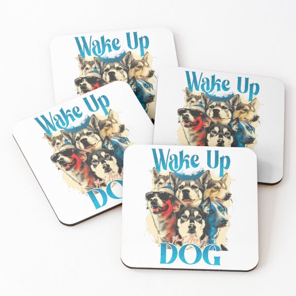 Item preview, Wake up and hug a dog designed and sold by Tiny-Love ⭐⭐⭐⭐⭐.