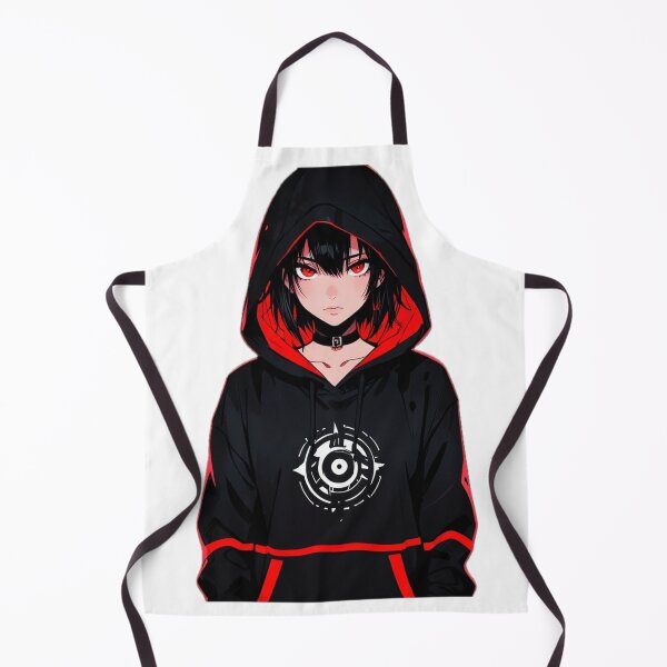 Item preview, Cyberpunk Anime Waifu Red Glow Illustration designed and sold by AnimDream .