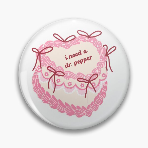 Item preview, I Need More Dr. Pepper. Coquette Cake With Bows. designed and sold by CoCoArt-Ua.