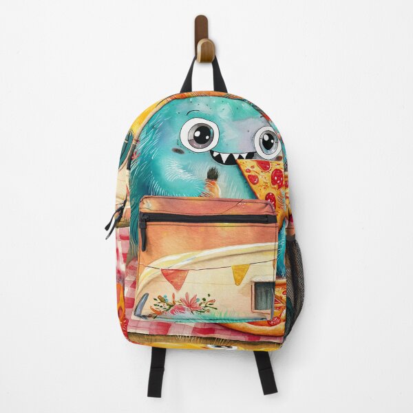 Item preview, Monsters Share Pizza – Festival Food Friends designed and sold by OopsIDrewIt.