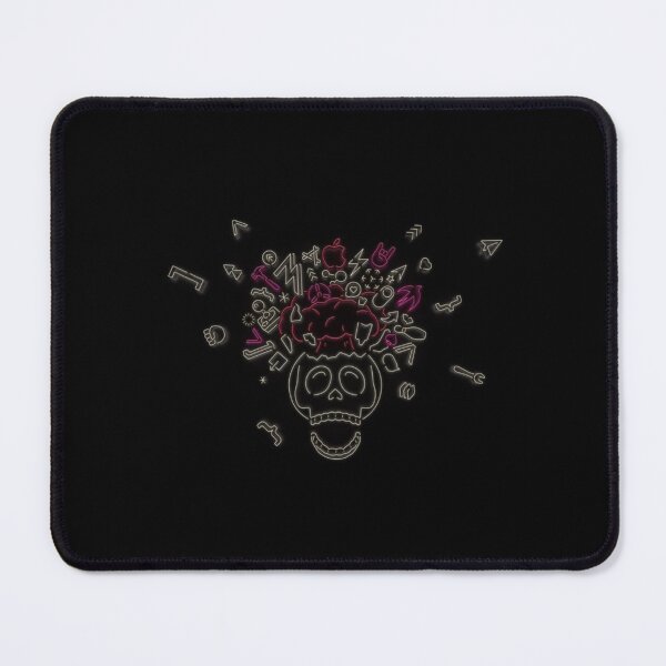 Item preview, Exploding Skull Neon Line Art - Tech and Developer Icon Graphic designed and sold by UrbanCanvas 111.