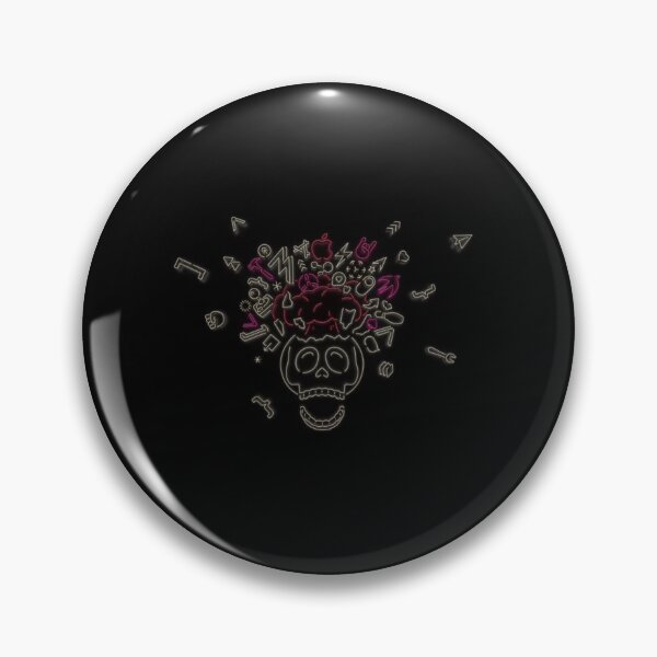 Item preview, Exploding Skull Neon Line Art - Tech and Developer Icon Graphic designed and sold by GrimNest.