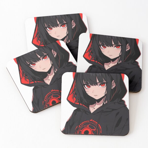 Item preview, Japanese Streetwear Anime Girl Red Eye Graphic designed and sold by AnimDream .