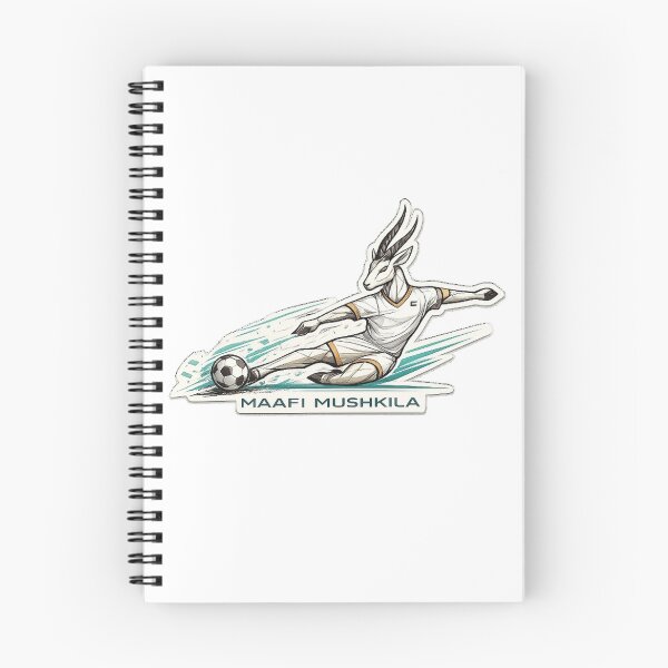 Item preview, Maafi Mushkila Goalkeeper Gazelle Sticker – Desert Football Spirit Design designed and sold by RDcollections.