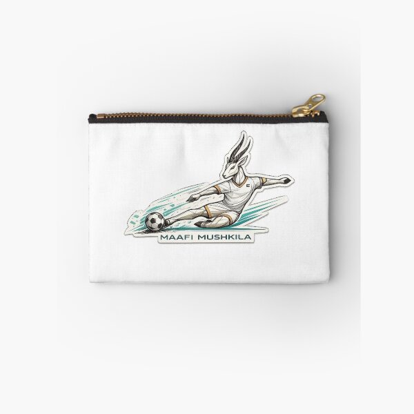 Item preview, Maafi Mushkila Goalkeeper Gazelle Sticker – Desert Football Spirit Design designed and sold by RDcollections.
