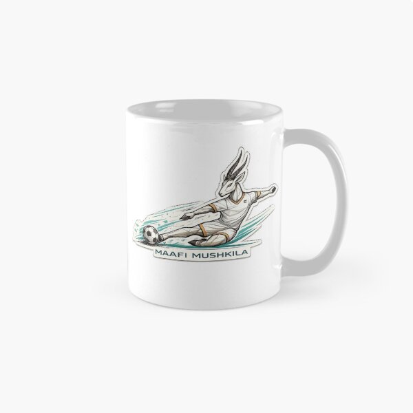 Item preview, Maafi Mushkila Goalkeeper Gazelle Sticker – Desert Football Spirit Design designed and sold by RDcollections.