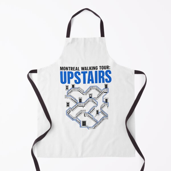 Item preview, Montreal Walking Tour Upstairs Neon Staircase Maze Art designed and sold by Fenay Designs.