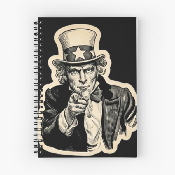 Item preview, Vintage Uncle Sam I Want You Patriotic Independence Day Engraving designed and sold by DarkOriginArts.