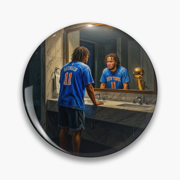 Item preview, Jalen Brunson NBA Finals MVP Emotional Portrait designed and sold by Home Decor Art.